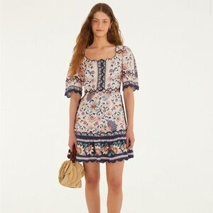 Floral Print Puff Sleeve Dress